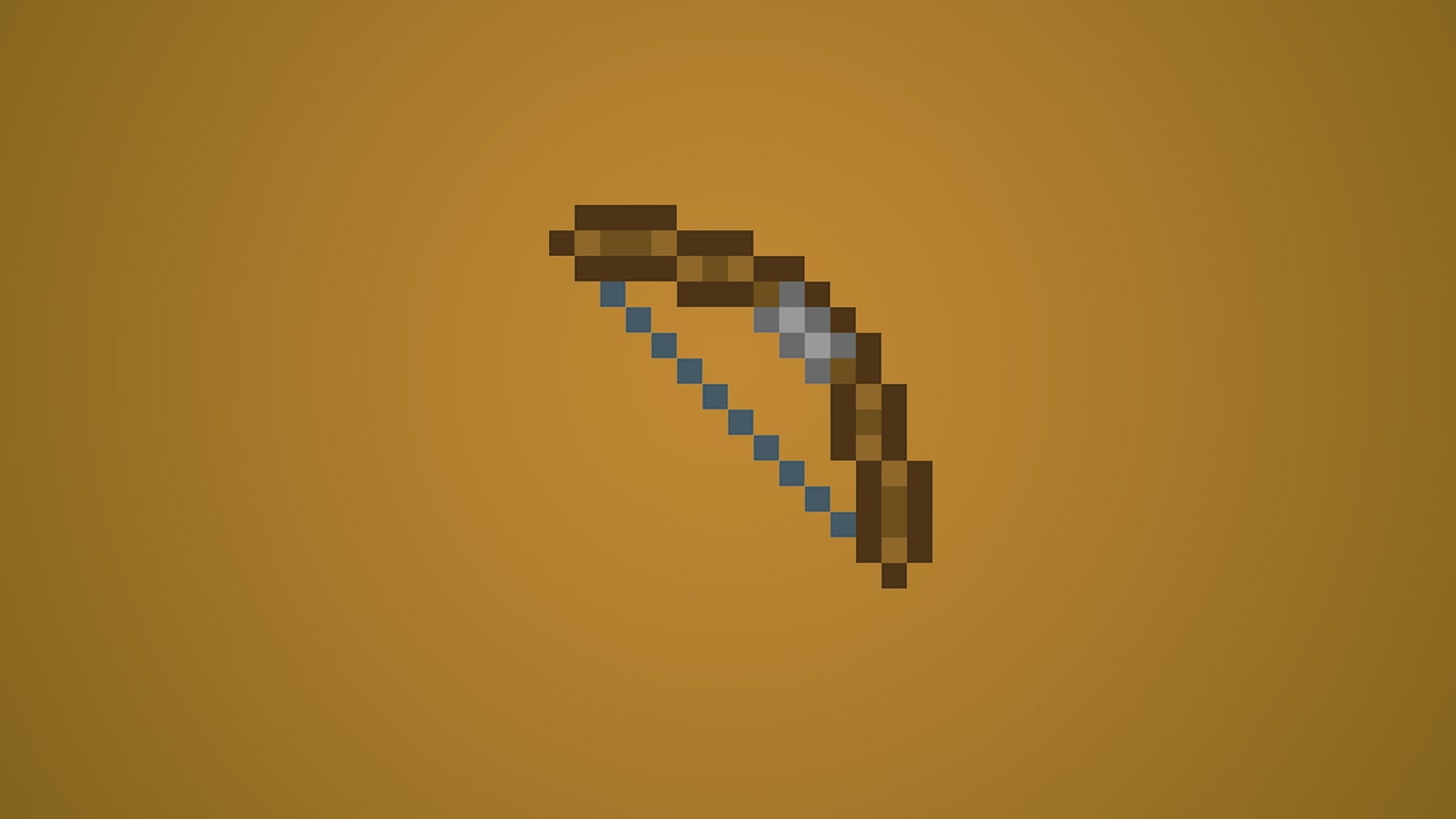 Minecraft Bow Pixel Art